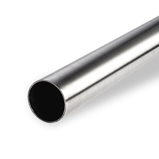 Труба нержавеющая электросварная 20x1.5 мм зеркальная ASTM A554 AISI 201 длина 6 м